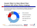 Science poll-policy